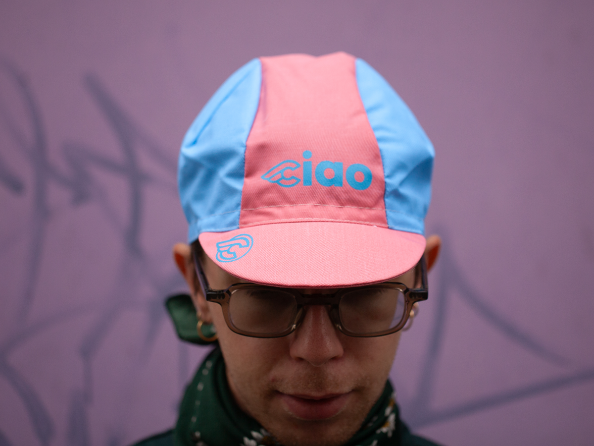 CINELLI HAT CIA0 PINK & LIGHT BLUE