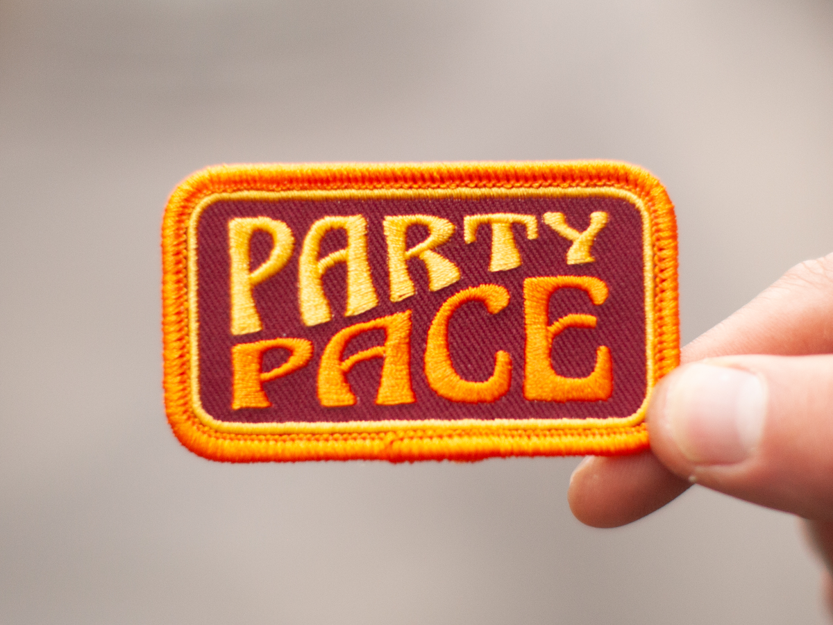 path less pedaled PATH LESS PEDALED PARTY PACE PATCH – La Chouette Paris