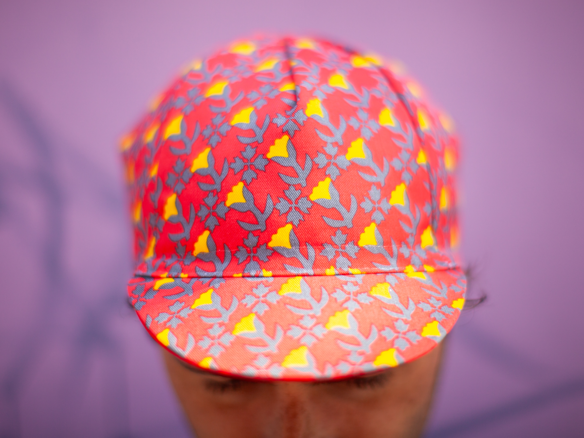 CASQUETTE RON'S BIKES - LARON'S TULIPS AND HOLLY - RACE RED