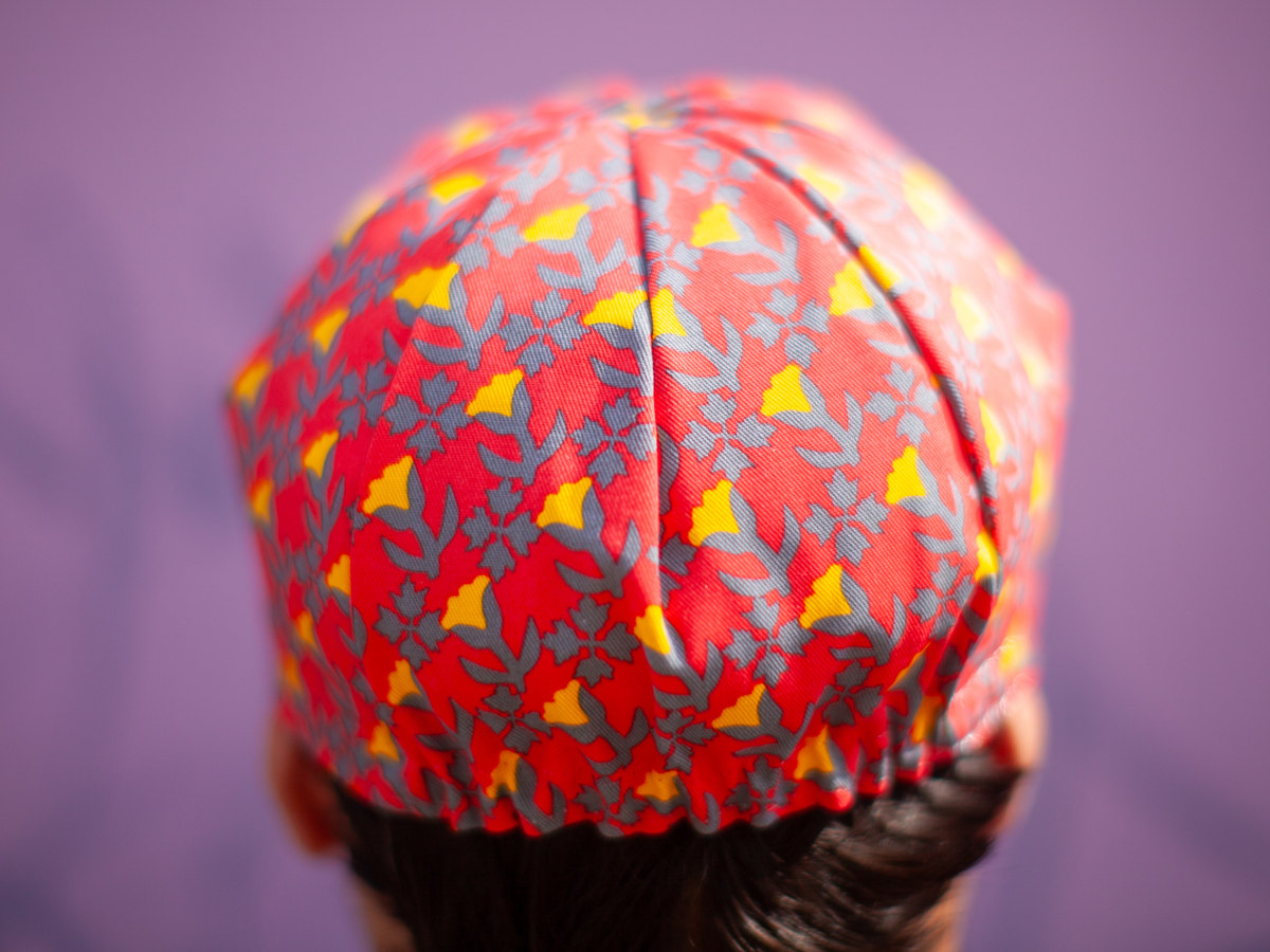 CASQUETTE RON'S BIKES - LARON'S TULIPS AND HOLLY - RACE RED