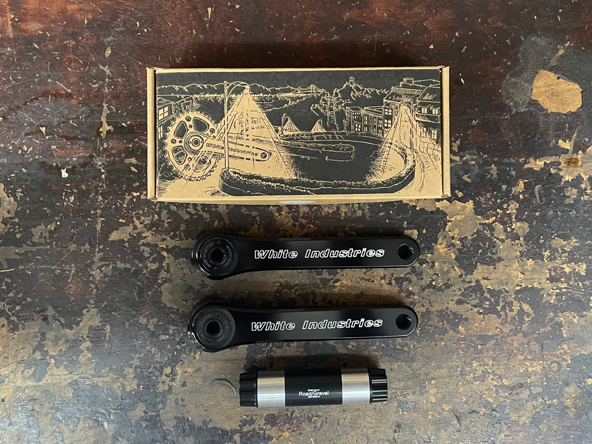 WHITE INDUSTRIES R30 CRANK ARMS WITH R30 SPINDLE