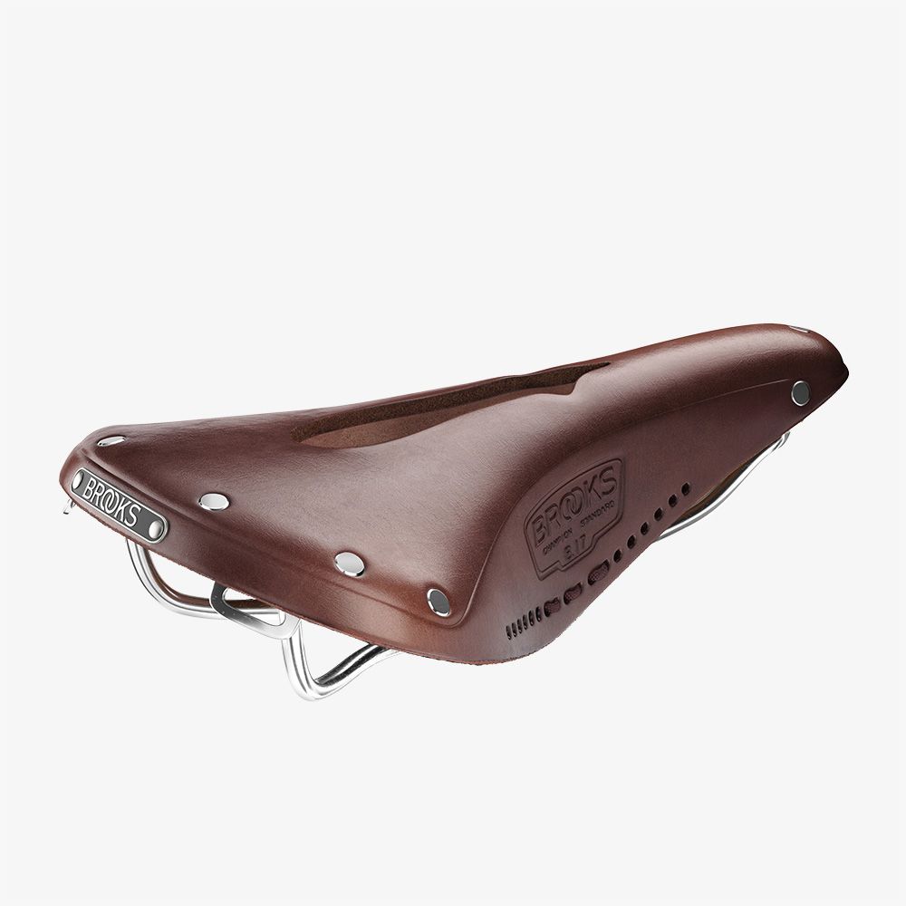 SELLE CUIRE BROOKS - B17 CARVED