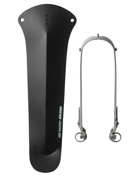 GARDE-BOUE ARRIÈRE - ASS SAVER WIN WING BLACK DOT - GRAVEL (60mm PNEUS MAX )