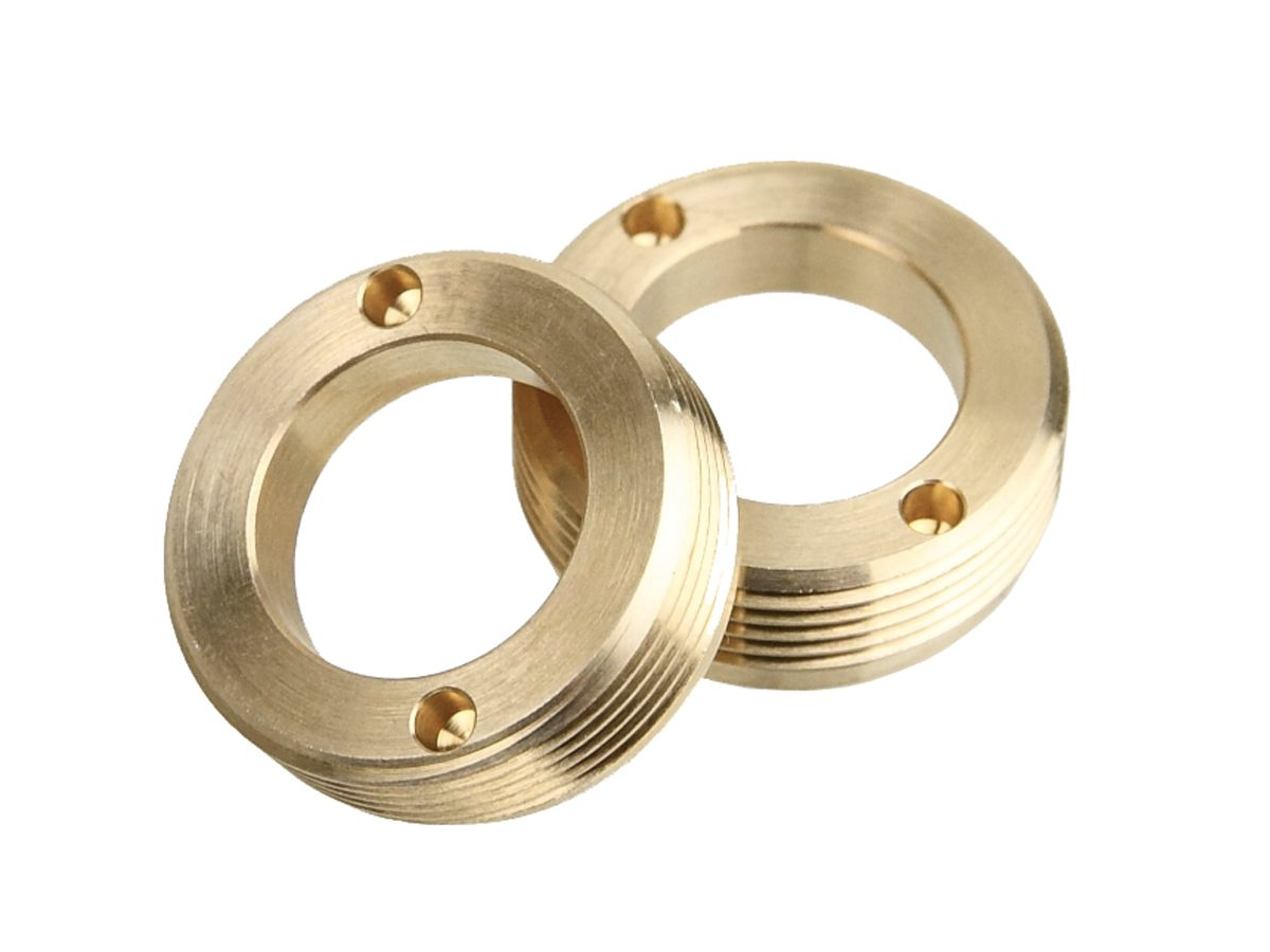 BLUE LUG SELECT BRASS CRANK CAP