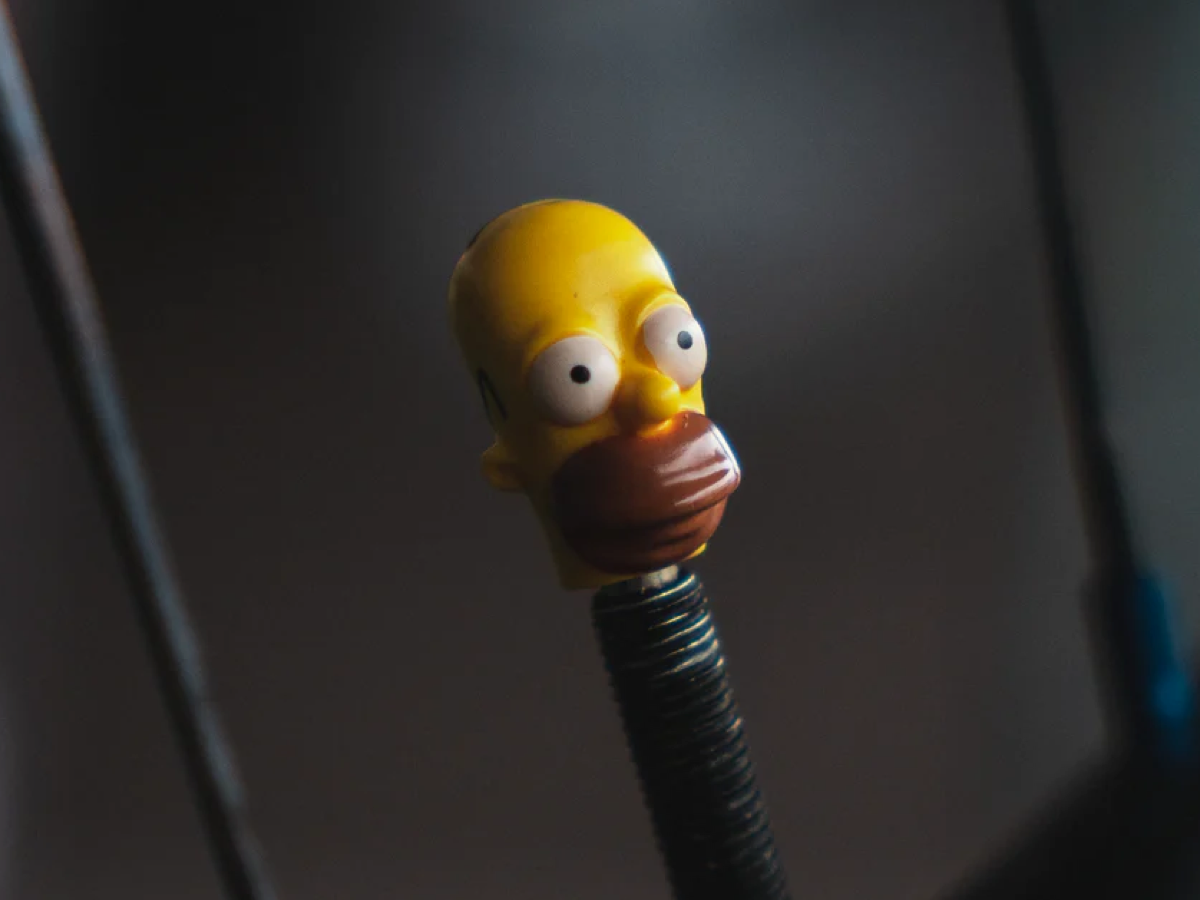 BOUCHONS DE VALVE PRESTA BRICK CAPS - HOMER SIMPSON!