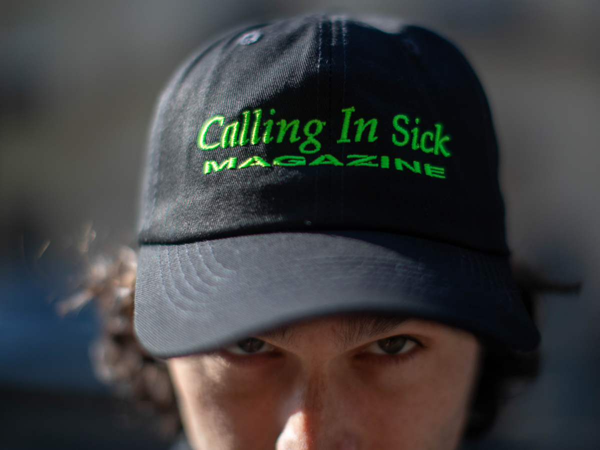 Calling In Sick Dad Hats