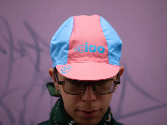 CINELLI HAT CIA0 PINK & LIGHT BLUE