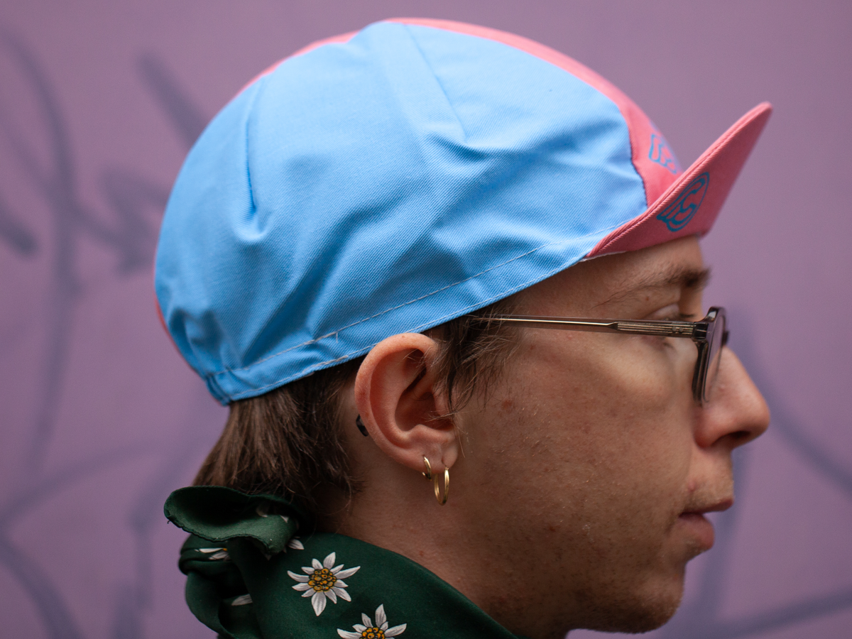 CINELLI HAT CIA0 PINK & LIGHT BLUE