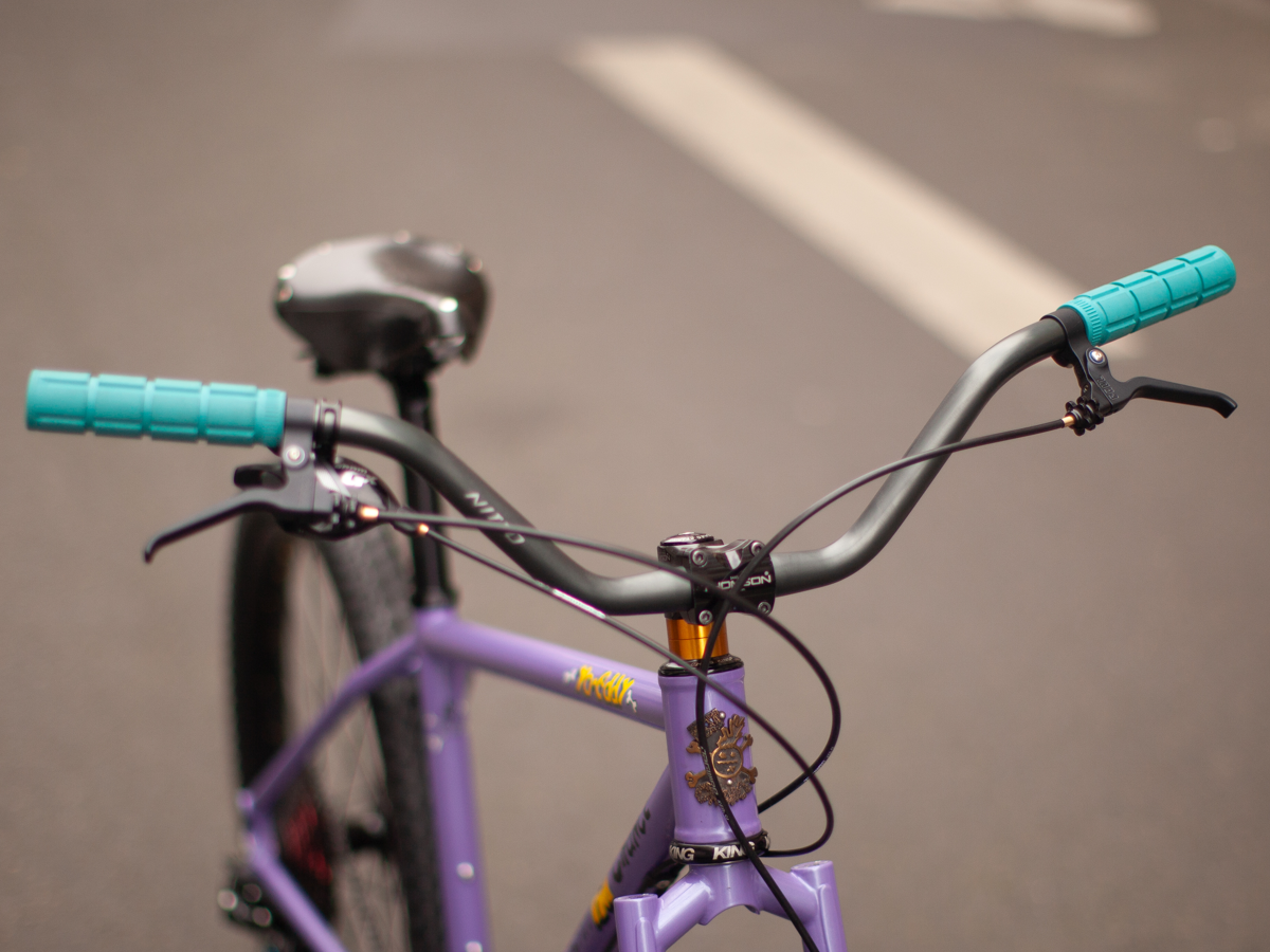 NITTO HI-BAR HANDLEBARS STEEL GRAY
