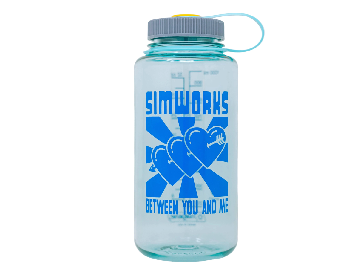 simworks rising hearts nalgene bottles blue pill