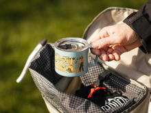 Load image into Gallery viewer, SWIFT INDUSTRIES &#39;2024 CAMPOUT&#39; CAMPING MUG
