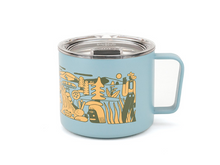 Load image into Gallery viewer, SWIFT INDUSTRIES &#39;2024 CAMPOUT&#39; CAMPING MUG
