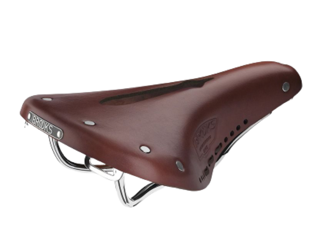 BROOKS B17 SELLE CARVED COURTE CUIRE