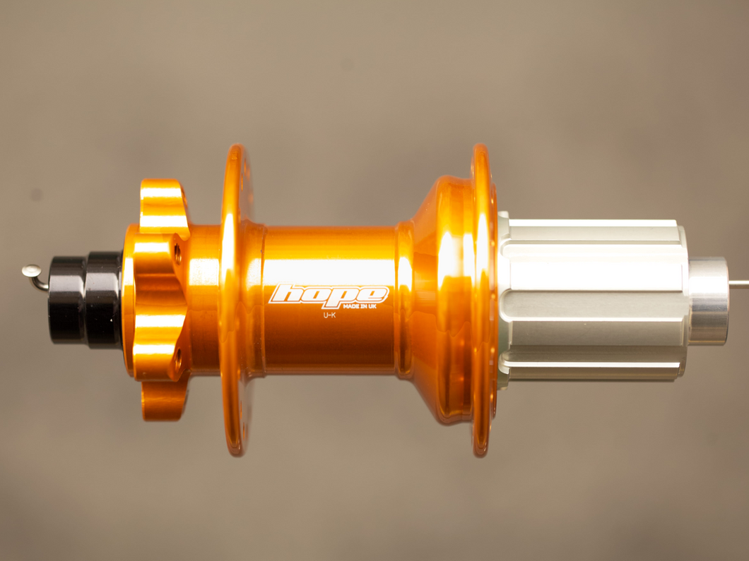 HOPE PRO 4 REAR HUB 32 HOLES - ORANGE