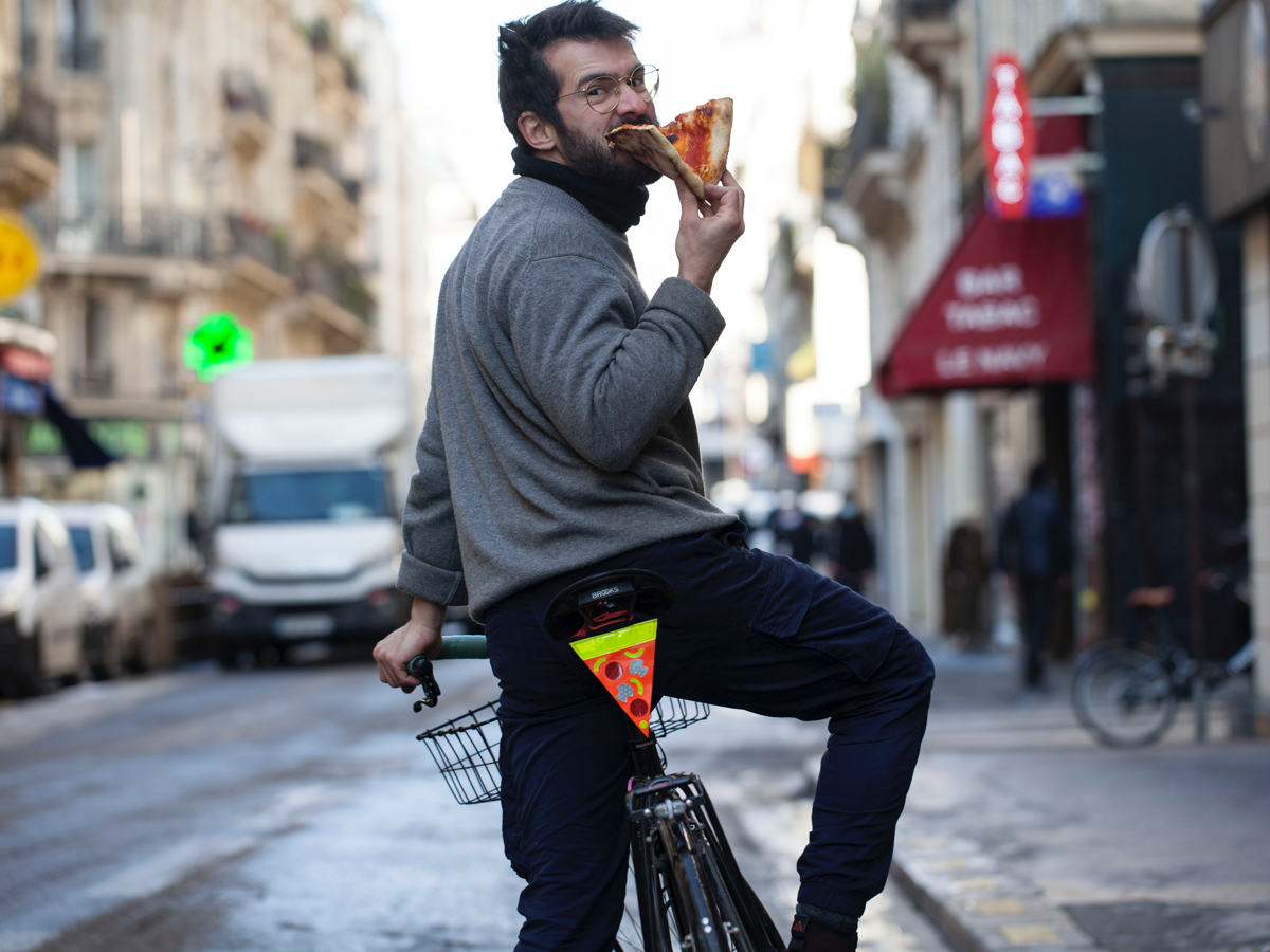 Safety pizza bike reflector hotsell