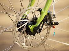 Load image into Gallery viewer, CAROLE&#39;S SURLY DISC TRUCKER PEA LIME SOUP
