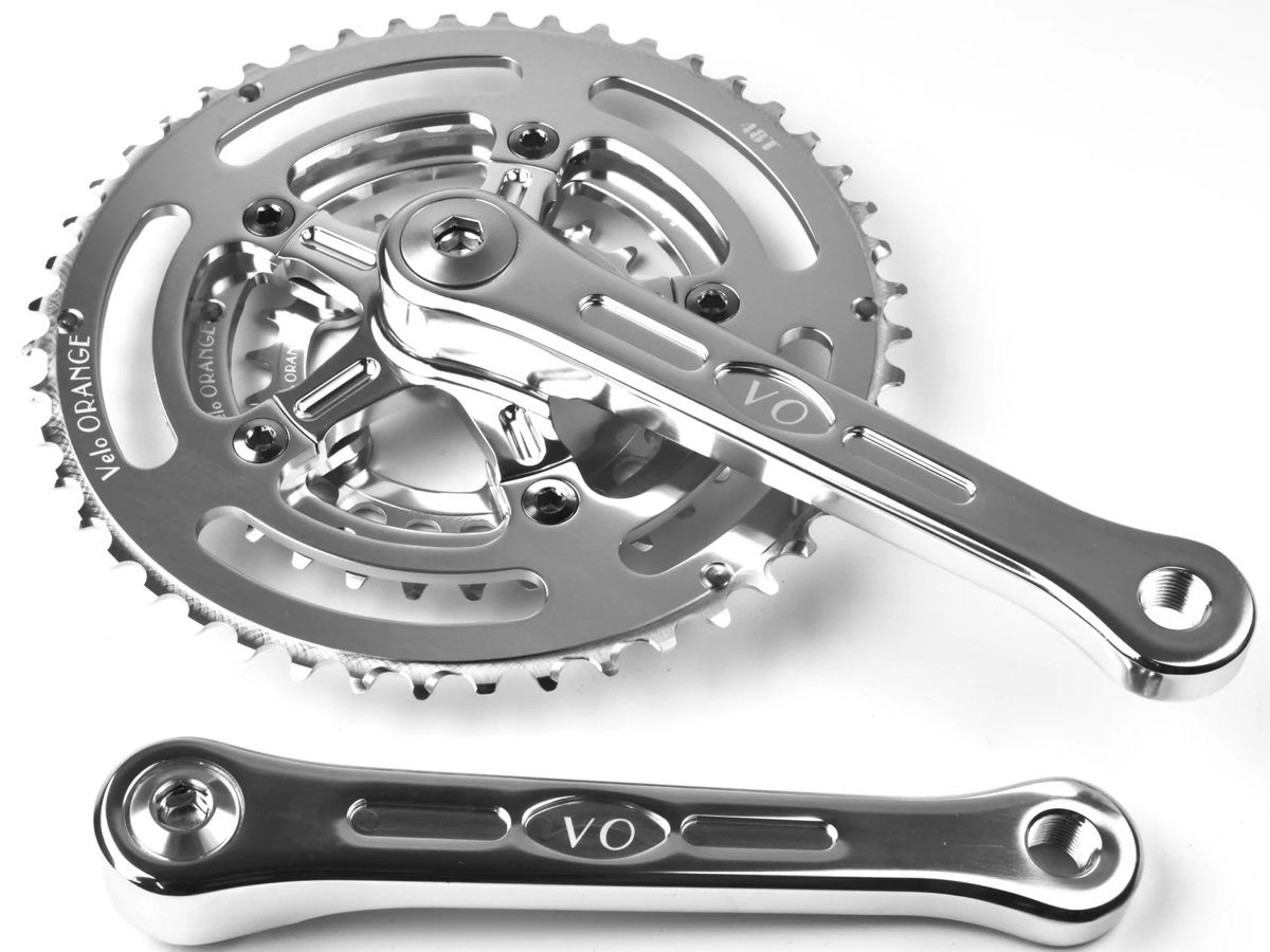 VELO ORANGE GRAND CRU 110 FLUTED TRIPLE CRANKSET