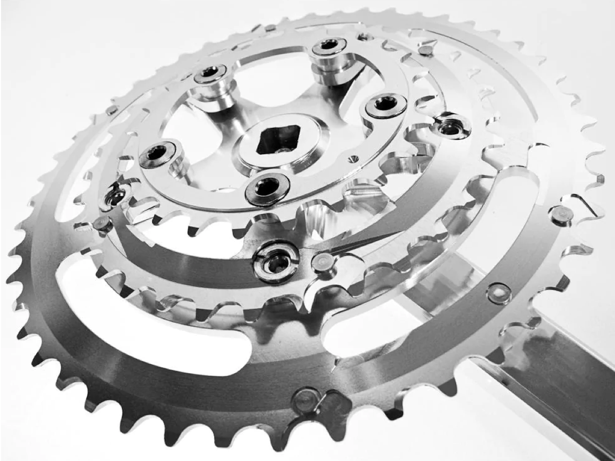VELO ORANGE GRAND CRU 110 FLUTED TRIPLE CRANKSET