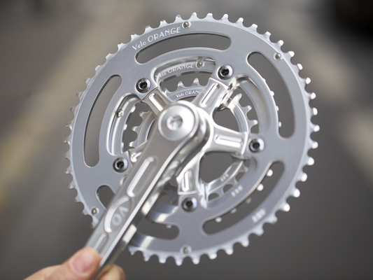 VELO ORANGE GRAND CRU 110 FLUTED TRIPLE CRANKSET
