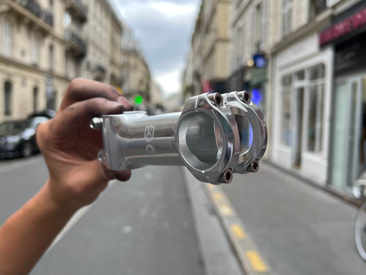 VELO ORANGE HAPPY STEM SILVER La Chouette Paris